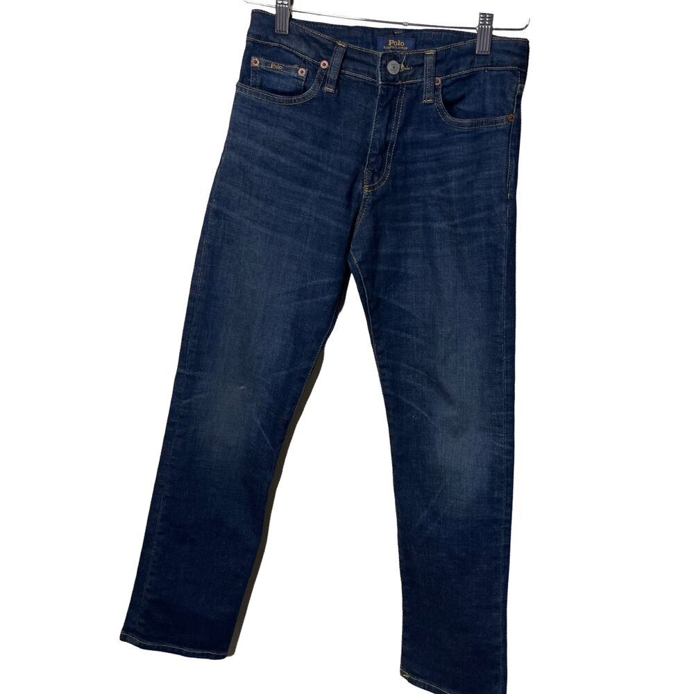 Polo Ralph Lauren Hampton Straight Stretch Jeans Blue Boy sz 12